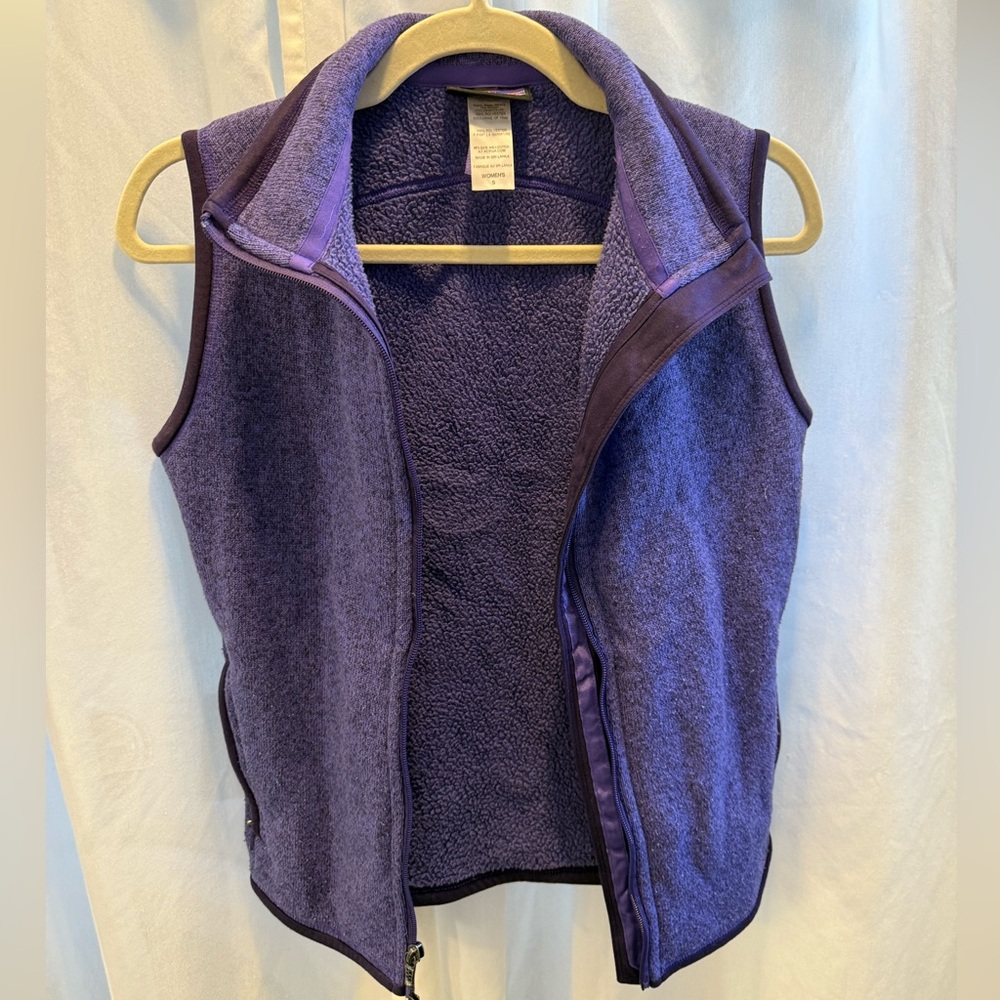 Patiogona Purple Vest, gently worn, size Small